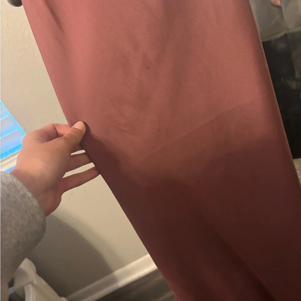 Altar'd State Pink Cowl Neck Sleeveless Slip Maxi Dress - Picture 2 of 3